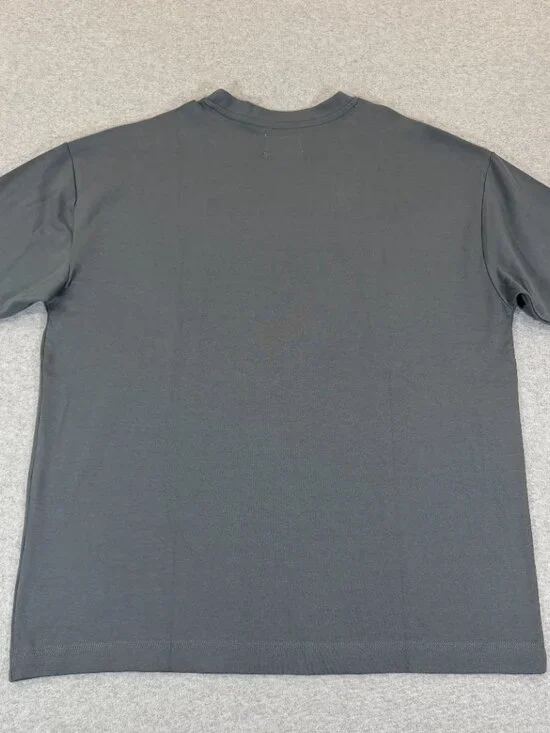 Reserved Supply Mens Oversize Fit T-Shirt Slate Blue Large Cotton Stretch NWT - Picture 3 of 12